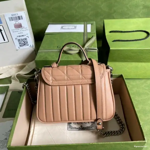Hyper Peter GG Marmont Top GUCCI Mini Bag Handle 0626